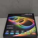 MIWISE RGB Smart IC COB LED Strip Light,20ft Color Chasing Flexible LED Tape Light,WS2811 Addressable RGB Strip with APP Control/Music Mode,Work with Alexa/Google,for Party/Home DIY Lighting Projects