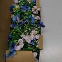 Artificial Hanging Flowers for Outdoors, UV Resistant 2 Bundles Fake Silk Flowers for Outside, Realistic Faux Plants for Hanging Baskets, Planters - Porch, Patio, Yard Decor