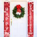 KatchOn, Happy Valentines Day Banner - XtraLarge, 72x12 Inch | Valentine Door Banner for Happy Valentines Day Decorations Outdoor | Valentine Banner for Outdoor Valentines Decorations