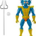 Masters of the Universe Origins Toy, Mer-Man Cartoon Collection Action Figure, 5.5-inch Aquatic MOTU Villain, Accessories & Mini-Comic