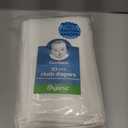 Gerber Unisex Baby Boys Girls Birdseye Prefold Cloth Diapers Multipack White Premiun 3-Ply 10 Pack