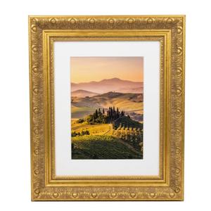 15x18 Traditional Gold Complete Wood Picture Frame with UV Acrylic Plexiglass