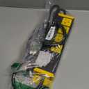 CCCEI Heavy Duty Surge Protector Power Strip 20 Amp Individual Switches. 4FT 12 Gauge Extension Cord with Multiple Outlets. Kitchen, Garage, Shop, Industrial Wall Mount Electric Extender, Yellow.