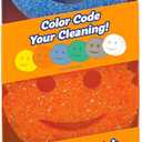 Scrub Daddy Color Sponges - Scratch-Free Multipurpose Dish Sponges for Kitchen, Bathroom & Household Cleaning - Made with BPA-Free Polymer Foam (3 Count)