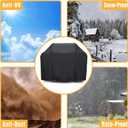 Premium 51" Grill Cover for Weber Spirit/Genesis Series - Heavy-Duty 600D Waterproof Cover with Air Vents - Fits Spirit 300, Spirit II 300, Genesis Series (51" L x 17.8" W x 42" H)