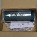 GO&SO Green Velvet Medium Lamp Shades Drum Lamp Shades 13" Top x 13" Bottom x 10" High (Spider) Modern Lampshade for Table Lamps & Floor Lamps & Bedside Lamps -Assembly Required - By GO&SO