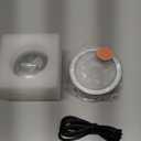 YU FENG 3D Hummingbird Decor Crystal Ball Night Light Hummingbird Gifts for Women Mom Glass Animals Figurines for Home Bedroom, Birthday, Christmas, Animal Lovers(60mm, Colorful LED Base)