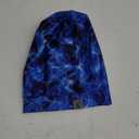 Fairy Black Mother Dreadlocks Satin Locs Bonnet Cap for Men and Women(Blulights, XLarge)