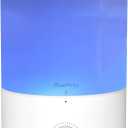 BlueHills Premium 4000 ml XL Essential Oil Diffuser 4L 4 Liter 70 Hour Run Humidifier Aromatherapy 1 Gallon Big Capacity High Mist Output for Large Room Home Mood Lights Long Run Diffuser White E401 (4000ml-e401)