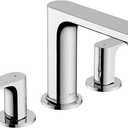 hansgrohe Rebris S Chrome Widespread Bathroom Faucet 3 Hole Sink