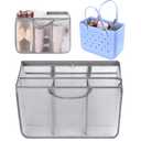 OUTXE Beach Bag Organizer Compatible with X Large Bogg Bag Accessories Inserts, Lightweight Mesh Insert Divider Pouch for Original XL Bogg Bags, Beach Tote Bags Insert for Organizing