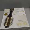 HOT TOOLS 24K Gold Blow Dryer Brush - Hot Air Brush for Salon-Worthy Volume in One Step - Volumizer with 24K Gold Technology for Fast Styling & Long-Lasting Results