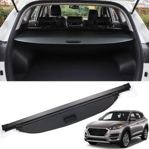 for Hyundai Tucson Cargo Cover 2016 2017 2018 2019 2020 2021 for Hyundai Tucson Accessories Black Retractable Trunk Cover Security Shield Shade