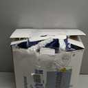 Westinghouse Electric Snuggle Throw Blankets with Foot Pocket, Wearable Heated Blanket with Sleeves, 6 Heating Levels & 2 to 10 Hours Heating Time Settings, 50 * 70"+18", Navy (Navy Blue & ivory)