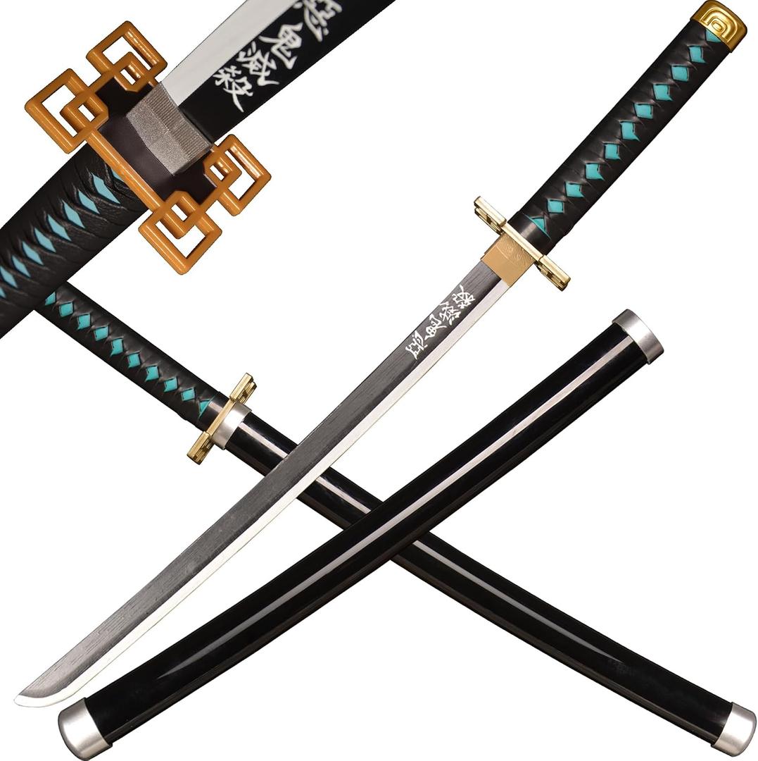 SV Anime Demon Slayer Sword Katana 31 Inch Decorative Collectible Gift Cosplay 