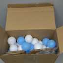 4 Sets Baby Shower Game Blue Elephant Shaking Swing Balls Included 4 Shake Box & 4 Belt & 80 Ball Funny Adult Novelty Twerk Activities Gender Reveal Games Party for Outdoors Indoors