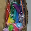 CANREVEL Pre-Strung 3D Happy Birthday Banner, 3 PCS Rainbow Happy Felt Garland, Pom Pom Garland, Triangle Fabric Bunting, Reusable Rainbow Birthday Decorations for Girls Boys Women Men