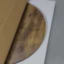 D&H FURNIMMT 20" Living Room Side Table for Small Spaces, 2 Tier Wood Top Round End Tables with Storage Shelf, Accent Sofa Table for Bedroom, Office, Sunroom, Balcony, Rustic Brown/Black