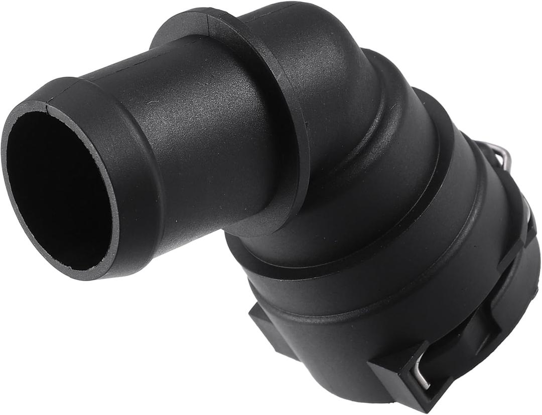Engine Coolant Hose Connector Lower Hose Quick Water Connector Compatible for Acura TSX 2004-2014, Durable Plastic Black
