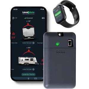 LogicBlue Technology LevelMateMAX Wireless RV Leveling System, Bluetooth Leveler for Campers, Must-Have Accessory for Travel Trailers, Effortless Setup for Phones with App