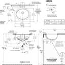 American Standard 0495.221.020 Ovalyn Small Basin Undercounter Bathroom Sink, White