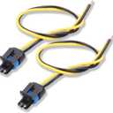 2pcs PT2386 Professional Multi-Purpose Pigtail 88862305 88987183 85100 Enigine Coolant Temperature Sensor Connector Harness/Headlamp Headlight Connector