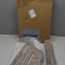 Boulphia Shower Foot Rest 14in, Acacia Wood Shower Stool for Shaving Legs (Walnut)