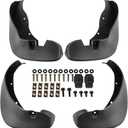 YHTAUTO Set of 4 Mud Flaps Splash Guards Accessories Replacement for Mazda Miata 1990-1997, Not with Side Skirts and Rear Bumper Lip, Front and Rear LH RH, Black