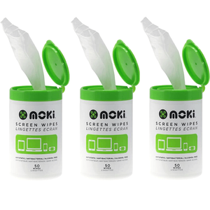 DI Moki 50 Antibacterial Wipe SM 3 Pack