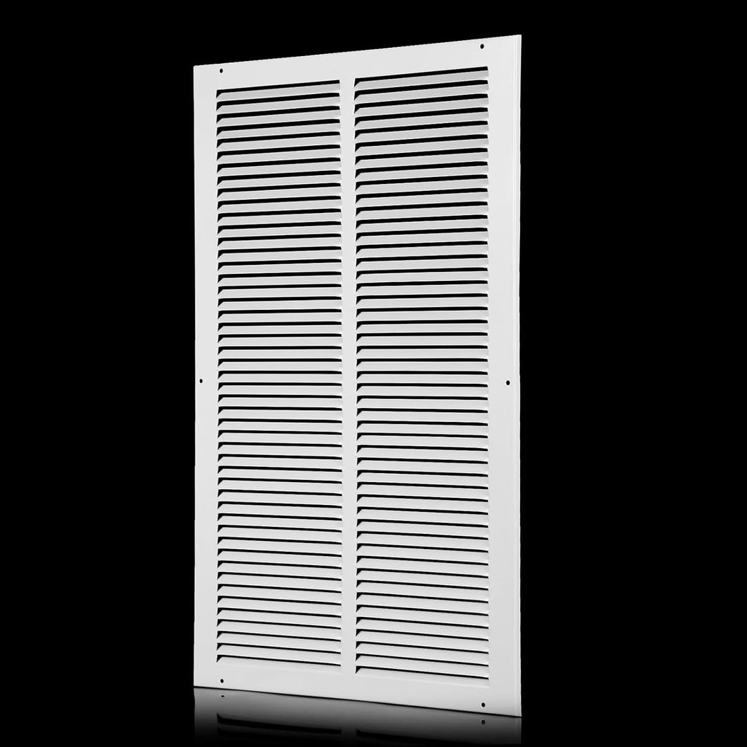 14x24 Return Air Grille(Duct Opening Size),Air Return Vent Cover,Flat Vent Cover,Rejillas De Aire Acondicionado Para Casa,Return Air Grilles,Outer Dimensions:15.75"Wx25.75"H(14"W x 24"H, Duct Opening)