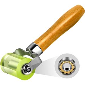LUMITECO Bearings Equipped Automotive Car Audio Sound Deadening Application Wheel Roller, Heat Abatement Mat Wallpaper Application PU Smoothing Tool Seam Roller