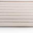 Oirlv Linen 7 Lines Ring Storage Tray Rings Showcase Display Organizer Plate