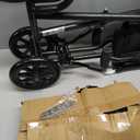 Drive Medical Lightweight Folding Transport Wheelchair - Reliable Mobility Support - Durable Steel Frame - Swing-Away Footrests - Compact Travel Design - Silver