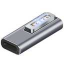 100W Magnetic Charger for MacBook Air - Mag netic L-Tip USB C Female to T-Tip Male Adapter, Fast Charging Type-C PD Power Converter Safe 2 Support for MacBook Pro Air 2013-2015 2017 A1465 A1466