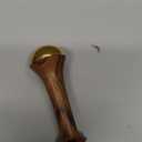 HealthAndYoga BronzLift Kansa Face Massager - Kansa Wand Ayurveda Benefits of Bronze - Skin Lustre (Single Dome)