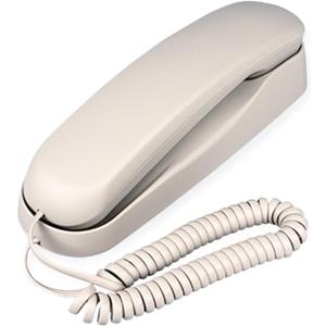 Corded White Wall Phone, TelPal Small Analog Wall Telephone for Seniors Home, Single Line Trimline Landline Phones, No AC Power or Battery Required