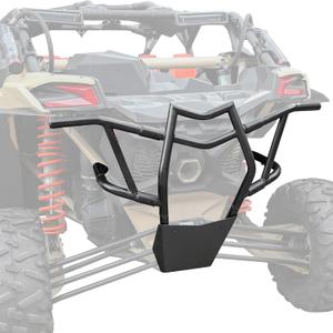 SAUTVS Rear Bumper for Can-Am X3, Combined Heavy Duty Black Rear Brush Guard Protector Rear Pre-Runner Bumper for Can Am Maverick X3 Max Turbo R 2017-2025 Accessories (Replace #715002880#715003436)