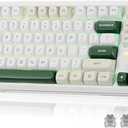 Redragon K734W Wireless Mechanical Keyboard, Tri Mode BT5.0/2.4G/USB-C 75% 81 Keys TKL Custom Hot Swappable Gaming Keyboard, Pre-lubed Linear Switches,RGB Gasket Computer Creamy Keyboard, for PC/MAC