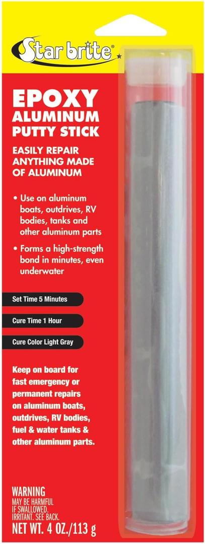 STAR BRITE 4 Oz Epoxy Putty Stick - Easy, Fast, Permanent Repairs Even Underwater - Repair Boat Hulls, Decks, Pools, Spas, Hot Tubs, Leaking Gaskets, Tanks, Gutters & More