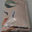 Horaldaily Fall Tablecloth 60x84 Inch Rectangular, Flower Autumn Harvest Pumpkin Washable Seasonal Table Cover for Party Picnic Dinner Decor (Beige)