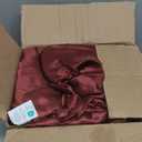 BEDELITE California King Sheets Set, Luxury Soft Burgundy Satin Sheets for Hair and Skin, Similar to Silk Bed Sheets Set 4 Pieces with 1 Deep Pocket Fitted Sheet, 1 Flat Sheet, and 2 Pillowcases