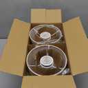 Sucolite Small 11.8'' Table Lamps Set of 2, Bedside Nightstand Lamps for Bedroom Kids Room, Cute Desk Lamps with Studded Texture Base for Reading Nursery Living Room Office, White & Beige