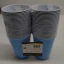 Disposable Plastic Cups, Blue Colored Plastic Cups, 18-Ounce Plastic Party Cups, Strong and Sturdy Disposable Cups for Party, Wedding, Christmas, Halloween Party Cup, 50 Pack