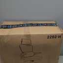 High Back Ergonomic Office Chair, Breathable Mesh Desk Chair with Lumbar Support, Adjustable Headrest, Flip-up Armrests, Computer Gaming Chair (Black)