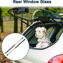 Rear Window Glass Lift Supports Struts for Cadillac Escalade 2000 2002-2006 No.15029087/15029088 Gas Spring Black 2Pcs