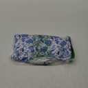 Aidonger Women's One Piece Ruffle Swimsuit Tummy Control Bathing Suit V Neck Shell Stitched Swim Suit Slimming Swimwear, Size 2XL, Blue Print