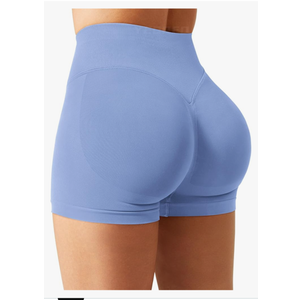 SoftHue Women Workout Gym Impact Shorts Hidden Scrunch Butt Lifting 2.5"/3.6"/4.5"/6" Seamless Shorts, XS