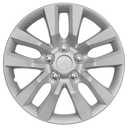 BDK (4-Pack) Premium 16 Inch Rim Wheel Cover Hubcaps for Cars Trucks SUVs Vans, Direct OEM Replacement Universal Fit Snap-On ABS Hubcaps 16 inch Wheel Covers - Set of 4 Hub Caps - 10-Spokes Silver