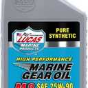 Lucas Oil 10652 Synthetic SAW 75W-90 M8 Marine Gear Oil - 1 Quart