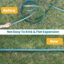 LINEX Sprinkler Soaker Hose 50 ft 2 pack for Garden Lawn Watering Hose with Hose Stakes